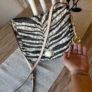 Michael Kors Jet Set Zebra messenger / shoulder bag / crossbody